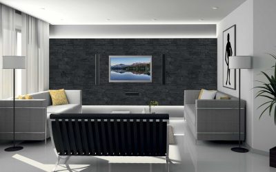Colori Scuri nei Rivestimenti in Pietra per Pareti